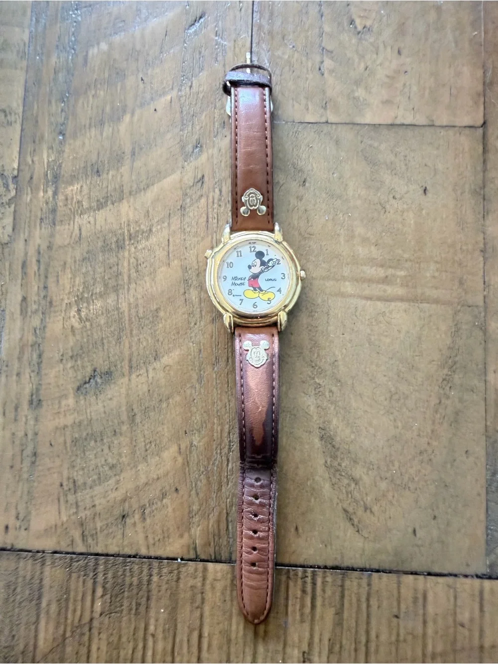 Rare Vintage Disney Mickey Mouse Lorus Talking Watch Working